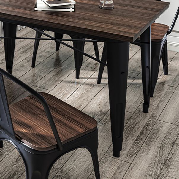 Set tavolo da pranzo per caffetteria 1/2/3/5/7 pezzi Set dinette in legno e metallo