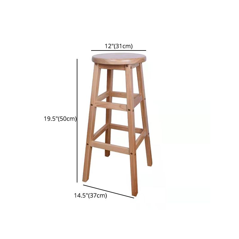 Modern Armless Backless Counter Stool Wood Bar Stool with Footrest Clearhalo 'Bar Furniture' 'Bar Stools' 'bar_stools' 'furniture_bar_stools' 'Kitchen & Dining Furniture' 'kitchen&dining_furn' 'kitchen' 'kitchen_furn' Furniture' 1200x1200_90e9fc93-bdc8-4c78-8d78-3461709448e2
