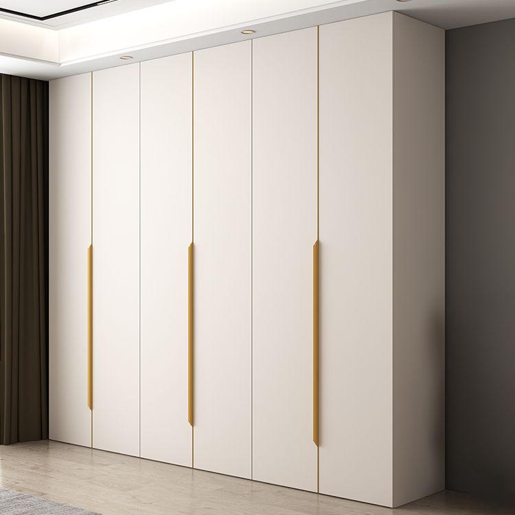 White Colour Wardrobe Contemporary Wooden Wardrobe Closet with Drawer Clearhalo 'Armoires & Wardrobes' 'armoires_wardrobes' 'Bedroom Furniture' 'furn' 'furn_armoires_wardrobes' 'Furniture' 1200x1200_90eddf64-843f-44f7-a398-25491a14506b