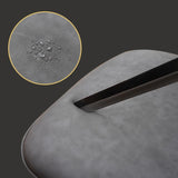 Leather Scandinavian Kitchen Side Chair Matte Finish Solid Back Dining Chair Clearhalo ' kitchen&dining_furn' 'Dining Chairs' 'Dining Tables & Seating' 'dining_chair' 'furn' 'furn_dining_chair' 'Furniture' 'furniture_dining_chair' 'Kitchen & Dining Furniture' 'kitchen' 1200x1200_90ef2da1-8ad3-4582-9d03-1aeeec233fe7