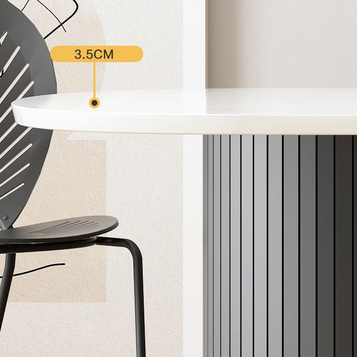 Black Tone Dining Table Simplicity Style Double Pedestal Table for Dining Room Clearhalo ' dining_table' 'Dining Tables & Seating' 'Dining Tables' 'furn' 'furn_dining_table' 'Furniture' 'furniture_dining_table' 'Kitchen & Dining Furniture' 'kitchen&dining_furn' 'kitchen' 'kitchen_dining_table' 1200x1200_90f3d43f-c0ab-456f-be8c-47900bb6969b