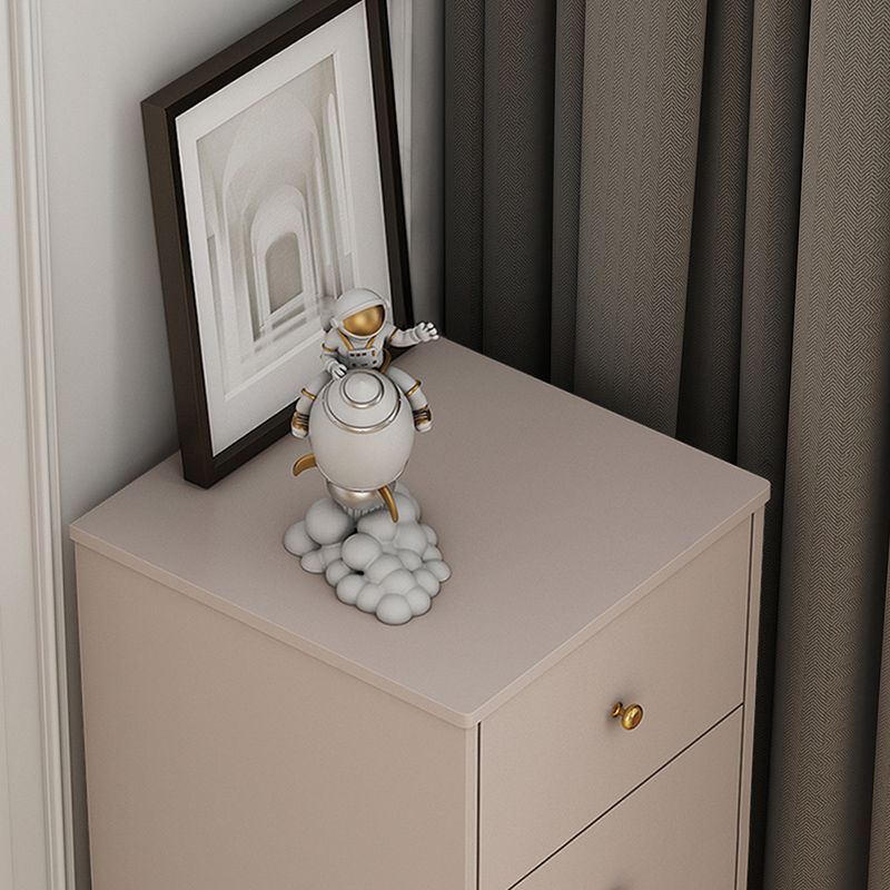 Cómoda de madera de ingeniero de estilo moderno, cómoda vertical para lencería de dormitorio con cajón