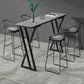 1/5 Pieces Bar Stool and Table Set Rectangular Modern Pub Table Set Clearhalo 'Bar Furniture' 'furn' 'furn_home_bar_bar_sets' 'Furniture' 'Home Bars & Bar Sets' 'home_bar_bar_sets' 'Kitchen & Dining Furniture' 1200x1200_90f5d679-5aaf-4b1d-ac75-3a19b3923bd5
