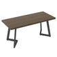Industrial Solid Wood Dinner Table Brown Table with Black Frame for Dinning Room Clearhalo ' dining_table' 'Dining Tables & Seating' 'Dining Tables' 'furn' 'furn_dining_table' 'Furniture' 'furniture_dining_table' 'Kitchen & Dining Furniture' 'kitchen&dining_furn' 'kitchen' 'kitchen_dining_table' 1200x1200_90f8af1b-9bdd-4cfa-bc2b-a8c67df87ba0