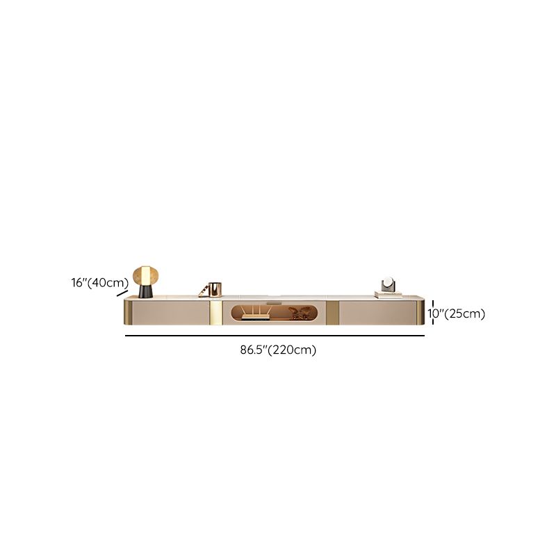 Glam TV Stand Console Stone Brown Media Console with Drawers Clearhalo 'furn' 'furn_tv_stands_entertainment_centers' 'Furniture' 'Living Room Furniture' 'TV Stands & Entertainment Centers' 'TV Stands & Media Storage Furniture' 'tv_stands_entertainment_centers' 1200x1200_90fb6b05-ec48-4342-88e6-5f6ddccb9345
