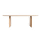 Oval Solid Wood Dining Table Modern Double Pedestal Table for Dining Room Clearhalo 'Dining Tables & Seating' 'Dining Tables' 'dining_table' 'furn' 'furn_dining_table' 'Furniture' 'furniture_dining_table' 'Kitchen & Dining Furniture' 'kitchen' 'kitchen_dining_table' 1200x1200_90fc235f-e2a7-4e1e-bf60-228ad72e9e04