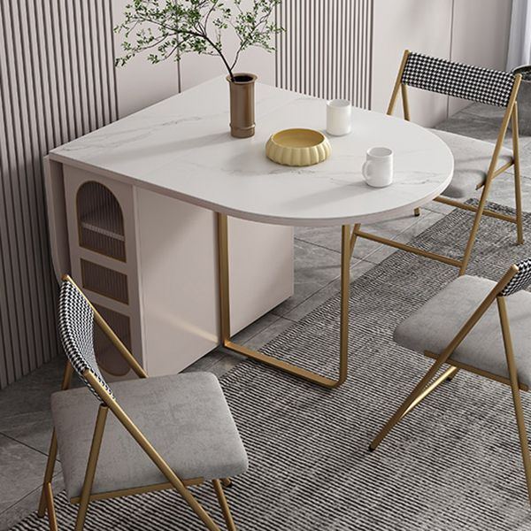 Simplicity Style Dinner Table Trestle Base Folding Furniture,59"L x 31.5"W x 29.5"H Clearhalo 'Dining Tables & Seating' 'Dining Tables' 'dining_table' 'furn' 'furn_dining_table' 'Furniture' 'Kitchen & Dining Furniture' 1200x1200_91017084-850e-4761-b3dc-9ecc723e0006