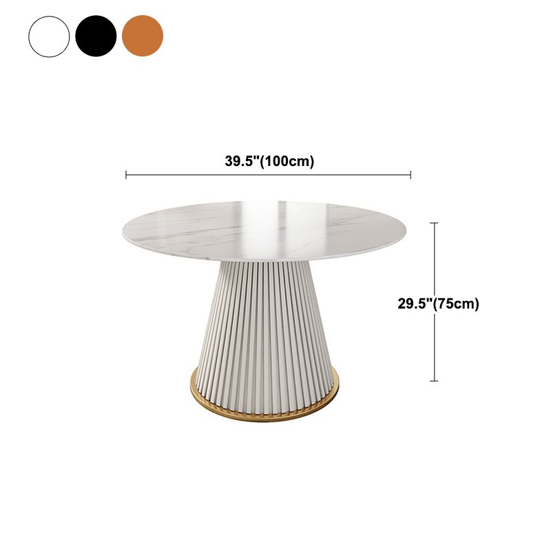 Traditional Luxury Dining Table Round Sintered Stone Pedestal Dining Table Clearhalo ' dining_table' 'Dining Tables & Seating' 'Dining Tables' 'furn' 'furn_dining_table' 'Furniture' 'furniture_dining_table' 'Kitchen & Dining Furniture' 'kitchen&dining_furn' 'kitchen' 'kitchen_dining_table' 1200x1200_9101f3f0-f85c-4ed9-bd5d-1f84ca2c7a28