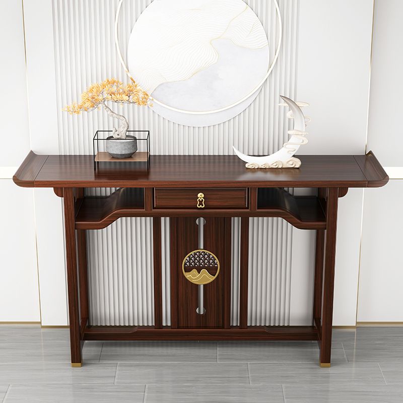 Tavolo della console contemporanea a forma di rettangolo tavolo da divano console marrone per hall