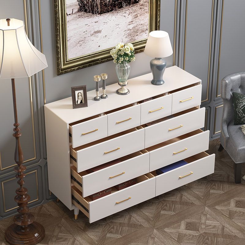 Sala da pranzo a buffet in legno in stile glam 35.4 "H 10-Drawer Buffet Server