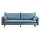 Modern Wood Legs Fabric Sofa Standard Square Arm Loose Back Sofa Clearhalo 'furn' 'furn_sofas' 'Furniture' 'furniture_sofas' 'kitchen' 'kitchen_sofas' 'Living Room Furniture' 'Sofa' 'sofas' 1200x1200_910cdb2c-6b62-4556-bbea-2cc387b06b4b
