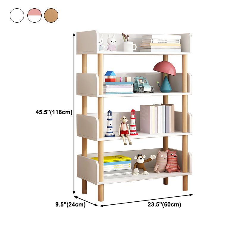 Modern Style Bookshelf Engineer Wood Open Back Bookcase for Home Clearhalo 'Bookcases' 'furn' 'furn_bookcases' 'Furniture' 'Office Furniture' 1200x1200_910f64a1-ac03-427e-89a8-6935209d3a8a
