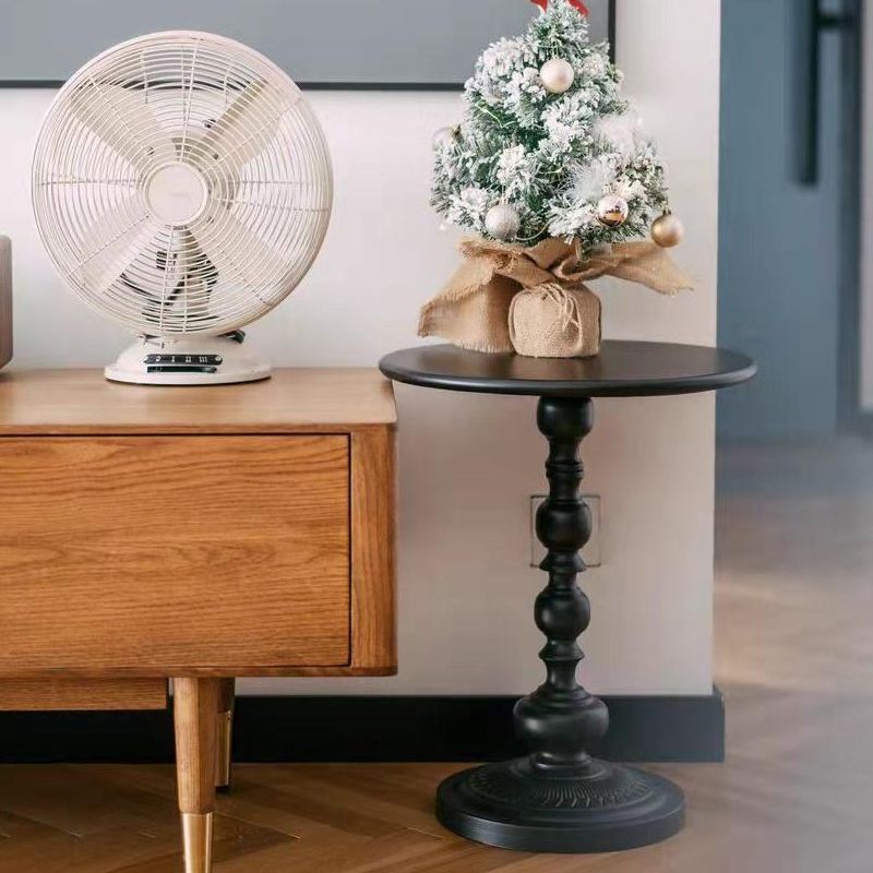 16.5 "W x 16.5" D x 20,5 "H Sofa Zijkant Accent Table metalen voetstuk Eindtafel