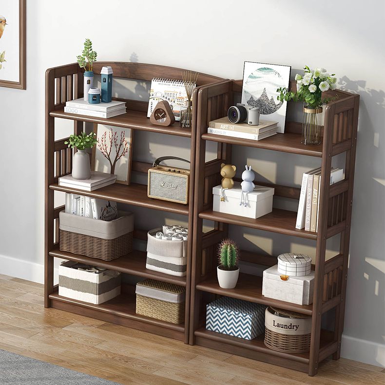 Standard Shelf Bookcase With Rectangular Shelves Wooden Bookshelf Clearhalo 'Bookcases' 'Furniture' 'furniture_bookcases' 'Office Furniture' 1200x1200_9110217d-0d00-431c-8afc-dda40c7b5141