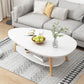 Minimalistic Single Coffee Table Wood Contemporary Cocktail Table with Shelf Clearhalo 'Coffee & Accent Tables' 'Coffee Tables' 'coffee_tables' 'furn' 'furn_coffee_tables' 'Furniture' 'Living Room Furniture' 1200x1200_91138512-e382-450d-8274-ec33bf3c404b
