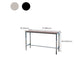 Industrial Metal and Wood Bar Table Outdoor Rectangle Bar Table with Trestle Base Clearhalo 'Bar Furniture' 'Bar Tables' 'bar_tables' 'furn' 'furn_bar_tables' 'Furniture' 'Kitchen & Dining Furniture' 1200x1200_911656b3-e745-4c9f-bb1f-86e0e81bb581