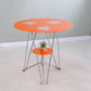 Round Tripod Dining Site Table Metal Dinette Table with Tempered Glass Clearhalo ' dining_table' 'Dining Tables & Seating' 'Dining Tables' 'Furniture' 'furniture_dining_table' 'Kitchen & Dining Furniture' 'kitchen&dining_furn' 'kitchen' 'kitchen_dining_table' 1200x1200_9118bce4-39e7-4717-8b0d-ae3750961d75