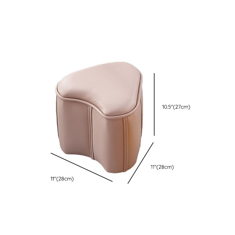 Solid Color Leather Standard Stool Modern Style Simple Unique Shape Footrest Clearhalo 'furn' 'furn_ottomans_poufs' 'Furniture' 'Living Room Furniture' 'Ottomans & Poufs' 'ottomans_poufs' 1200x1200_911d7073-4ba9-4142-9f51-010b9e4f35b1