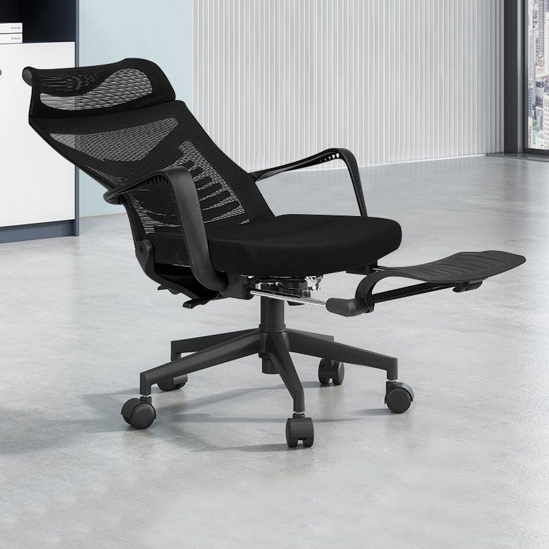 Contemporary Arm Chair Adjustable Seat Height Ergonomic Swivel Office Chair Clearhalo 'furn' 'furn_office_chair' 'Furniture' 'Office Chairs' 'Office Furniture' 'office_chair' 1200x1200_912217b4-1ab6-4e65-be78-a8c4f970681f