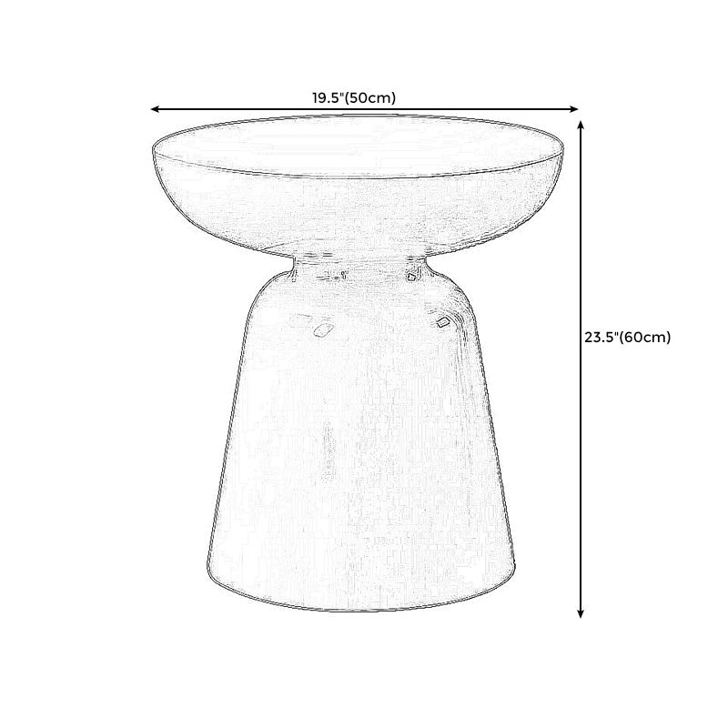 Tavolo rotondo da 16.3 "/19.7" TABELLO PETTA PLASCATO PLASCATO TABELLO DI PLASCA
