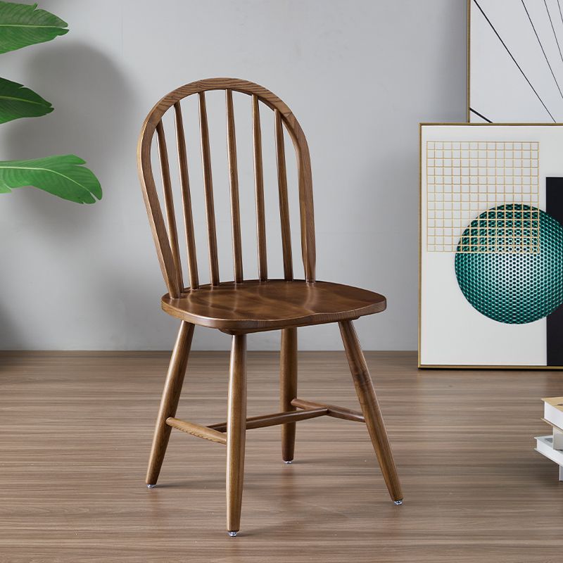 Modern Wood Dining Room Chair Armless Windsor Side Chair for Home Use Clearhalo ' kitchen&dining_furn' 'Dining Chairs' 'Dining Tables & Seating' 'dining_chair' 'furn' 'furn_dining_chair' 'Furniture' 'furniture_dining_chair' 'Kitchen & Dining Furniture' 'kitchen' 1200x1200_91240895-645b-46dd-bc68-b1f1a00566a3