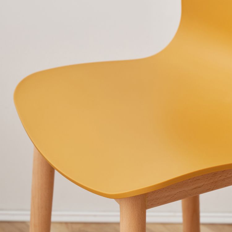 Modern Style Plastic Bar-stool Wooden Counter Bar Stool for Home Clearhalo 'Bar Furniture' 'Bar Stools' 'bar_stools' 'furn' 'furn_bar_stools' 'Furniture' 'furniture_bar_stools' 'Kitchen & Dining Furniture' 1200x1200_912886ab-64cd-4638-890e-189a001c1ec4