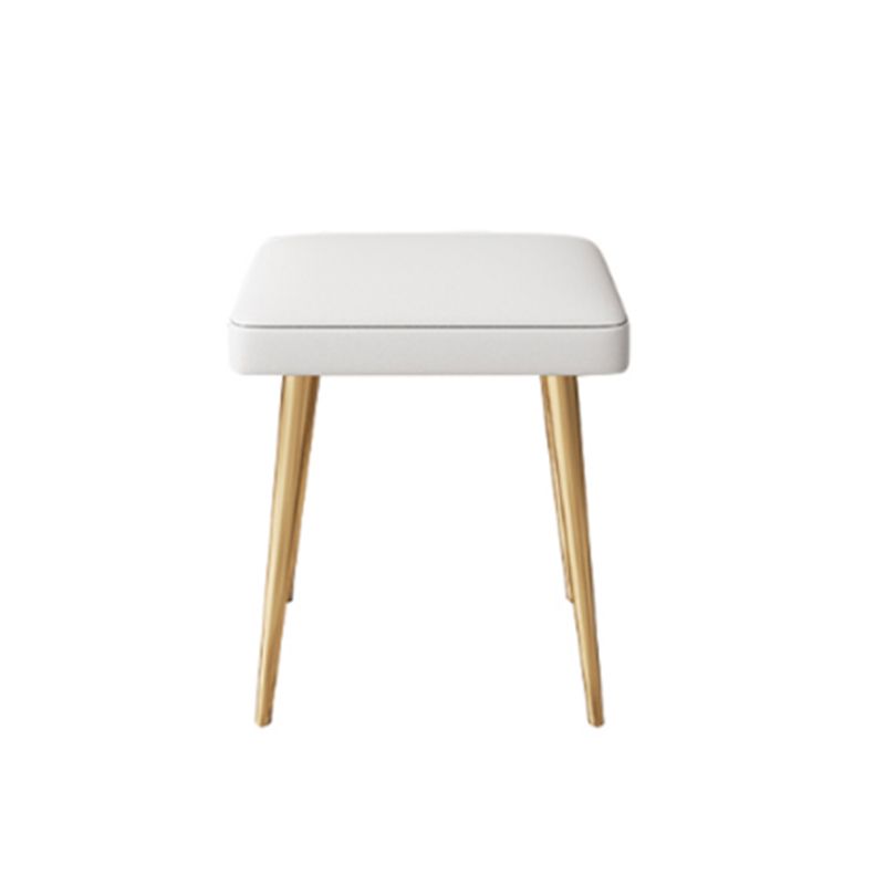 Vanity bianco con tavolo da trucco e sgabelli, cassetti 1/2 cassetti - 31,89 "H