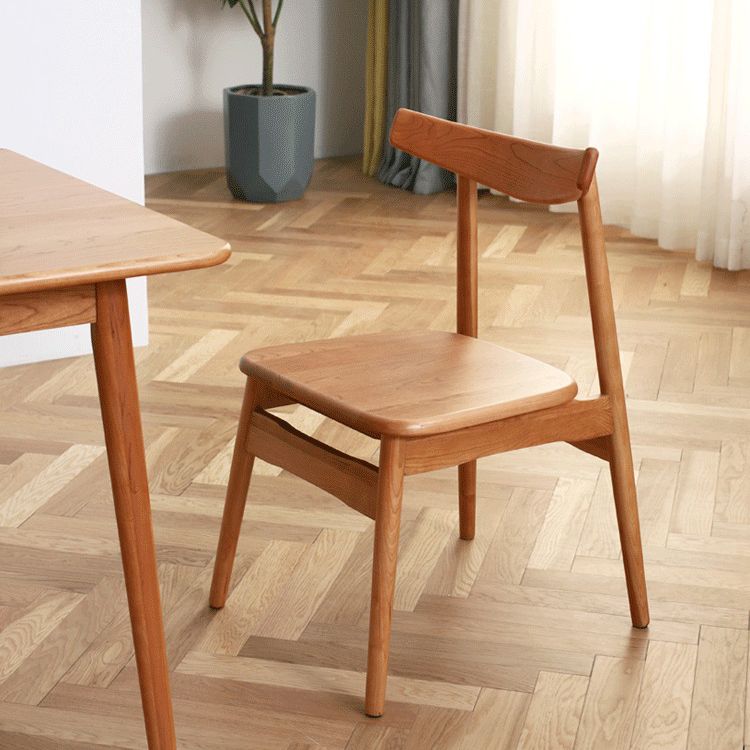 Contemporary Style Dining Room Chairs Solid Dining Armless Chairs with Wooden Legs Clearhalo ' kitchen&dining_furn' 'Dining Chairs' 'Dining Tables & Seating' 'dining_chair' 'furn' 'furn_dining_chair' 'Furniture' 'furniture_dining_chair' 'Kitchen & Dining Furniture' 'kitchen' 1200x1200_912f0d88-306f-4ca0-a4f7-b4f997227bd6