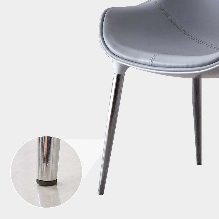 Contemporary Style Dining Chair Kitchen Arm Side Chairs with Metal Legs (Set of 2) Clearhalo ' kitchen&dining_furn' 'Dining Chairs' 'Dining Tables & Seating' 'dining_chair' 'furn' 'furn_dining_chair' 'Furniture' 'furniture_dining_chair' 'Kitchen & Dining Furniture' 'kitchen' 1200x1200_91301fd8-ec14-486b-b4b4-5c946dfb2155