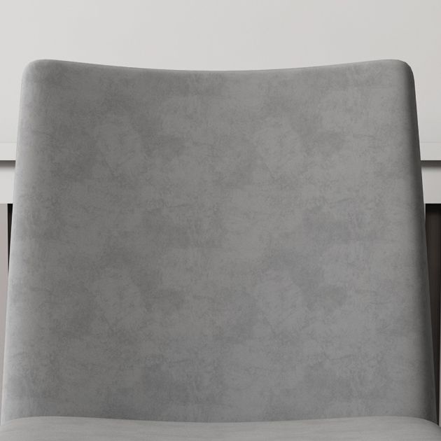 Modern Upholstered Manicure Store Side Chair Solid Back Gray Dining Chair Clearhalo ' kitchen&dining_furn' 'Dining Chairs' 'Dining Tables & Seating' 'dining_chair' 'furn' 'furn_dining_chair' 'Furniture' 'furniture_dining_chair' 'Kitchen & Dining Furniture' 'kitchen' 1200x1200_9132b7e2-cf86-4dec-9053-d50037ae0a44