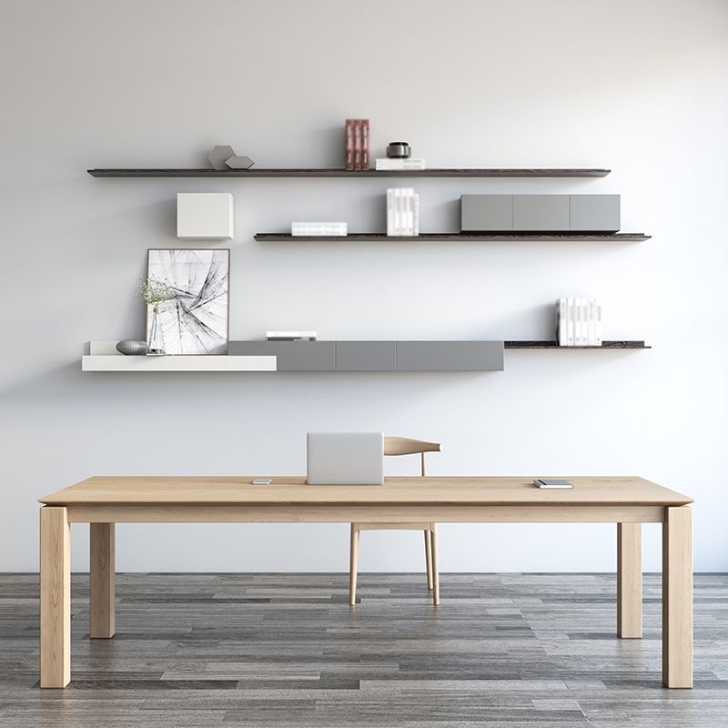 Rectangle Pine Wood Table for Restaurant Modern Dining Table with 4 Legs in Nature Clearhalo ' dining_table' 'Dining Tables & Seating' 'Dining Tables' 'furn' 'furn_dining_table' 'Furniture' 'furniture_dining_table' 'Kitchen & Dining Furniture' 'kitchen&dining_furn' 'kitchen' 'kitchen_dining_table' 1200x1200_9132d4bd-4fee-4ce0-9bf1-e7e478a07f81