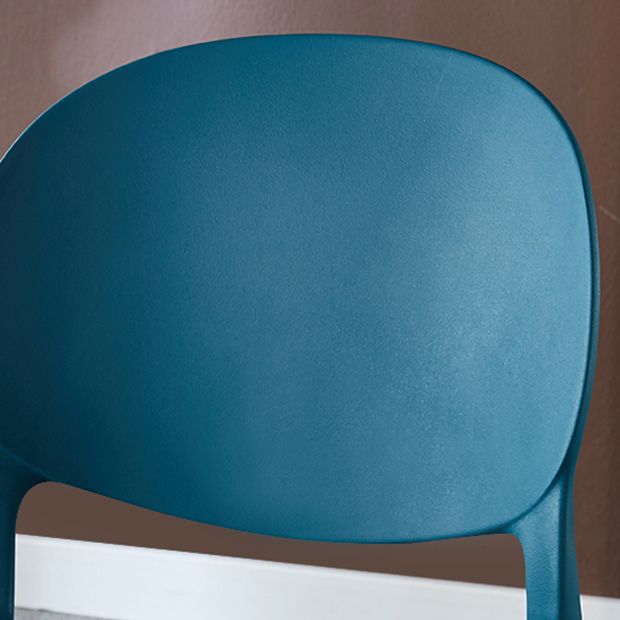 Contemporary Plastic Dining Side Chair Matte Finish Open Back Dining Side Chair Clearhalo ' kitchen&dining_furn' 'Dining Chairs' 'Dining Tables & Seating' 'dining_chair' 'furn' 'furn_dining_chair' 'Furniture' 'furniture_dining_chair' 'Kitchen & Dining Furniture' 'kitchen' 1200x1200_91338878-1928-4ef2-8b2a-6e6f65f587c8