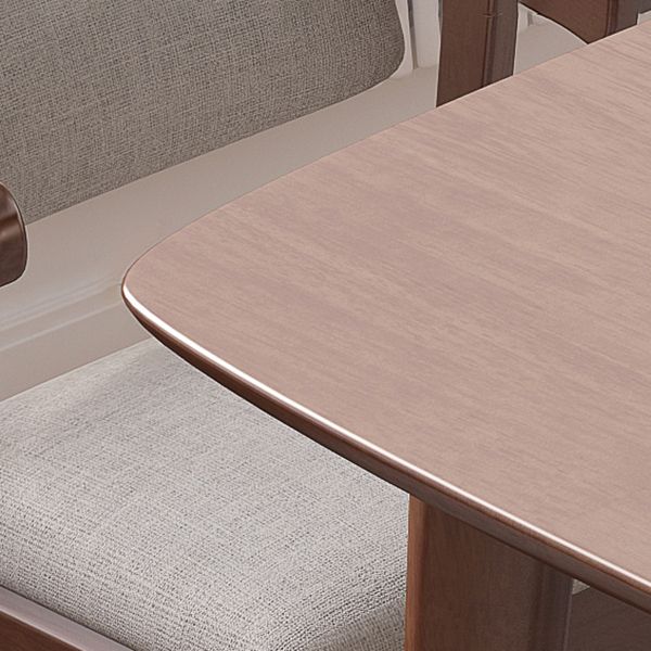 Modern Style Rubberwood Solid Wood Dining Table Rectangle Table with 4 Legs for Dinning Room Clearhalo ' dining_table' 'Dining Tables & Seating' 'Dining Tables' 'furn' 'furn_dining_table' 'Furniture' 'furniture_dining_table' 'Kitchen & Dining Furniture' 'kitchen&dining_furn' 'kitchen' 'kitchen_dining_table' 1200x1200_9134bc87-69a2-489a-9214-9cd3581fe702