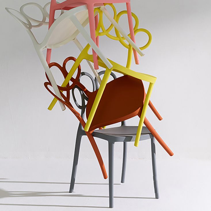 Minimalist Plastic Dining Armless Chair Open Back Dining Side Chair Clearhalo 'Dining Chairs' 'Dining Tables & Seating' 'dining_chair' 'furn' 'furn_dining_chair' 'Furniture' 'furniture_dining_chair' 'Kitchen & Dining Furniture' 1200x1200_9135b8d1-6866-414c-90ed-0ca716181d76