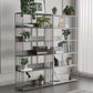 Modern Metal Bookshelf Standard Vertical Open Shelf Bookcase Clearhalo 'Bookcases' 'furn' 'furn_bookcases' 'Furniture' 'Office Furniture' 1200x1200_913cac89-e89a-4d41-8aee-970d71083aa4