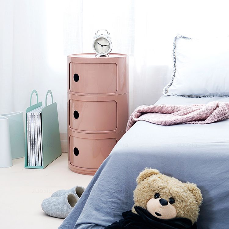 Plastic Nightstand Or End Table, Modern 2/3/4-Door Bedside Cabinet Clearhalo 'Bedroom Furniture' 'furn' 'furn_night_stand' 'Furniture' 'night_stand' 'Nightstands' 1200x1200_913de12a-c301-4c61-808c-ca1198a30c2d