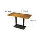 Industrial Style Dining Room Collection Solid Wood Dining Site Table for Home Clearhalo ' dining_table' 'Dining Tables & Seating' 'Dining Tables' 'furn' 'furn_dining_table' 'Furniture' 'furniture_dining_table' 'Kitchen & Dining Furniture' 'kitchen&dining_furn' 'kitchen' 'kitchen_dining_table' 1200x1200_913fc035-deef-4b28-856a-6dbe812d4cda