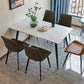 Simple Home Sintered Stone Dining Table Rectangle Shape Dining Table with 4 Legs Base Clearhalo ' dining_table' 'Dining Tables & Seating' 'Dining Tables' 'furn' 'furn_dining_table' 'Furniture' 'furniture_dining_table' 'Kitchen & Dining Furniture' 'kitchen&dining_furn' 'kitchen' 'kitchen_dining_table' 1200x1200_913fc0fb-ff6e-4344-a9e9-665d945f5eaf