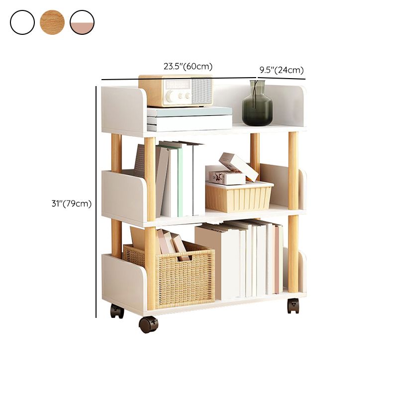 Abierta la estantería estándar de la estantería escandinava con estantes