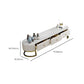 Scandinavian TV Media Console Marble TV Stand with 3 Drawers