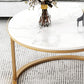 Table basse gigogne ronde en ardoise Frame 2 pièces