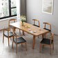 Minimalist Pine Dining Room Table Set 1/2/7 Pieces Home Table and Chairs Clearhalo 'Dining Room Sets' 'Dining Tables & Seating' 'dining_room_set' 'furn' 'furn_dining_room_set' 'Furniture' 'Kitchen & Dining Furniture' 1200x1200_91450df6-c68d-48a4-bc0e-29af9470f3d7