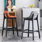 Scandinavia Style Bar-stool Wooden Legs Bucket Seat with Low Back for Kitchen Bar Clearhalo 'Bar Furniture' 'Bar Stools' 'bar_stools' 'furn' 'furn_bar_stools' 'furniture_bar_stools' 'Kitchen & Dining Furniture' 'kitchen&dining_furn' 'kitchen' 'kitchen_furn' Furniture' 1200x1200_91462ca6-c8af-4ae4-a478-7ca96481d770
