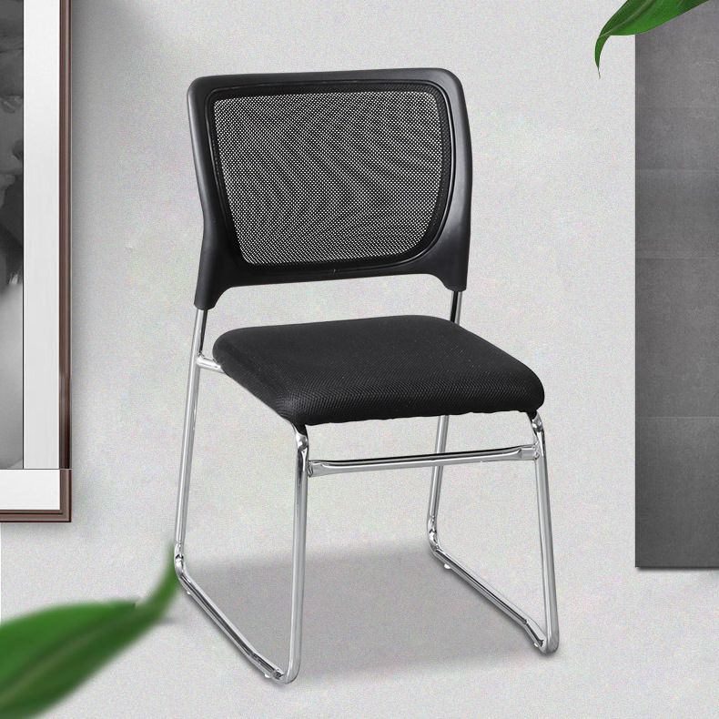 Mi dossier moderne de chaise de bureau de maille de Microfibre aucune chaise de bureau de roues