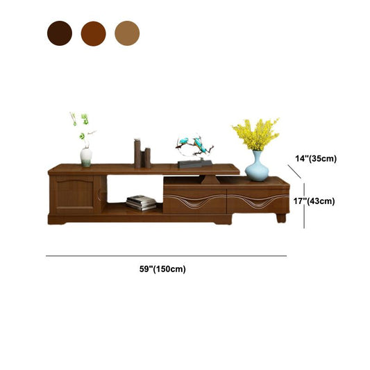 Wooden TV Stand Console Traditional Style Home TV Cabinet with Drawers Clearhalo 'furn' 'furn_tv_stands_entertainment_centers' 'Furniture' 'Living Room Furniture' 'TV Stands & Entertainment Centers' 'TV Stands & Media Storage Furniture' 'tv_stands_entertainment_centers' 1200x1200_9146aff6-5404-4cfc-8ca8-7fb6e6b7becc
