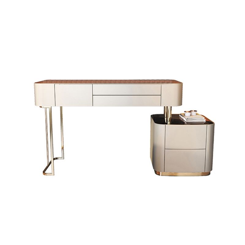 30.70 "High Makeup tocadoras de tocador Tablas de tocador blanco con cajón