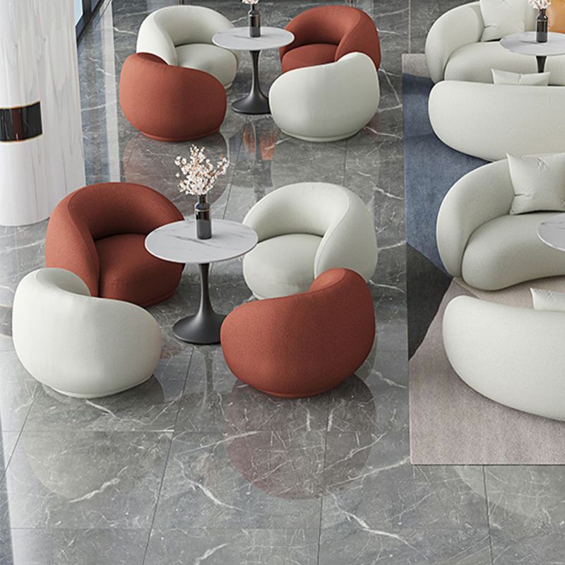 Modern Round Dining Table for Kitchen White Table with Metal Base Clearhalo 'Dining Tables & Seating' 'Dining Tables' 'dining_table' 'furn' 'furn_dining_table' 'Furniture' 'Kitchen & Dining Furniture' 1200x1200_9147d590-2a72-43d8-b744-695a6921710c