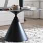 Contemporary Style Dining Round Table Sintered Stone Table with Metal Legs for Home Clearhalo 'Dining Tables & Seating' 'Dining Tables' 'dining_table' 'furn' 'furn_dining_table' 'Furniture' 'Kitchen & Dining Furniture' 1200x1200_914e26de-cedd-4fe0-8196-47642f48ceda