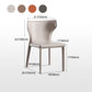 Wingback Side Chair Contemporary Leather Indoor-Outdoor Dining Chair