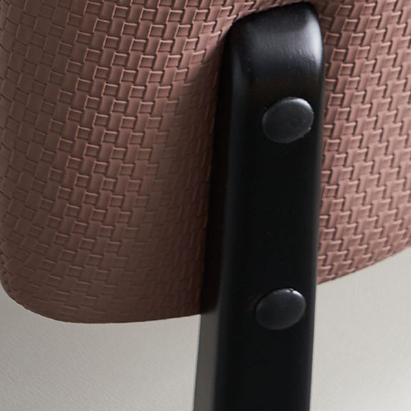 Modern Leather Dining Chair Open Back Dining Side Furniture in Matte Finish for Indoor Clearhalo 'Dining Chairs' 'Dining Tables & Seating' 'dining_chair' 'furn' 'furn_dining_chair' 'Furniture' 'Kitchen & Dining Furniture' 1200x1200_915292c7-d6ac-49a2-b4bf-436031f74116